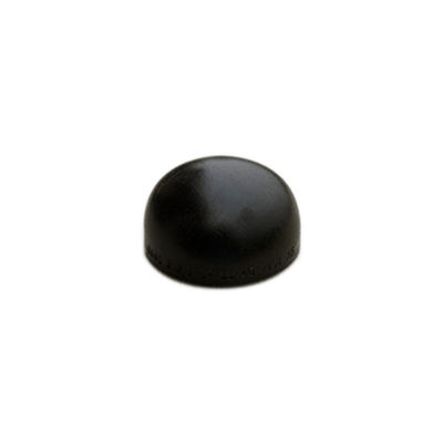 Kolben schweißte nahtlose HDG-Kohlenstoffstahl-Rohr-Kappen-Schwarz-Farbe 2mm-25mm