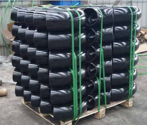 Installationen ANSI B16.28 1/2 des Kohlenstoffstahl-ASTM A234 WPB Zoll 48 Zoll-Schwarz-Farbe