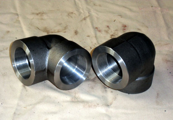 ASME B16.11 schmiedete Installationen ASTM A105N das passende Ellbogen-T-Stück Schalters, das 3000lbs verbindet