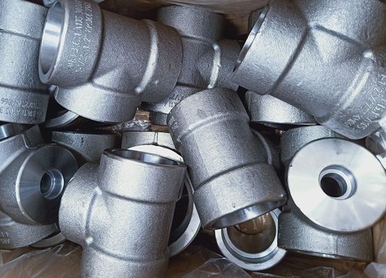 Ellbogen ASME B16.11 A105 3000 lbs Sockel, dieverlegte geschmiedete Stahlinstallation schweißen