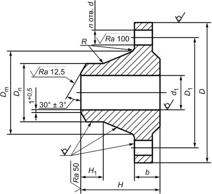 ART 01 PN6-PN100 ST20 GOST 12820-80 Flansch GOST-33259 02 05 CS CT20 des GOST-12821; 16MN; SS 304/304L, 316/316L