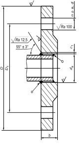 ART 01 PN6-PN100 ST20 GOST 12820-80 Flansch GOST-33259 02 05 CS CT20 des GOST-12821; 16MN; SS 304/304L, 316/316L