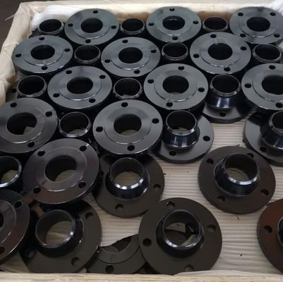 Geschmiedetes Flansch ANSI B16.5 ASME B16.47 ASTM A105 150 lbs 300 lbs schwarze Malerei