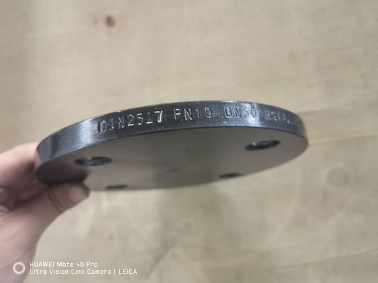 EN1092-1 Blindflansch TYPE05 DIN2527 PN16 DN200 schmiedete Kohlenstoffstahl P250GH P245GH
