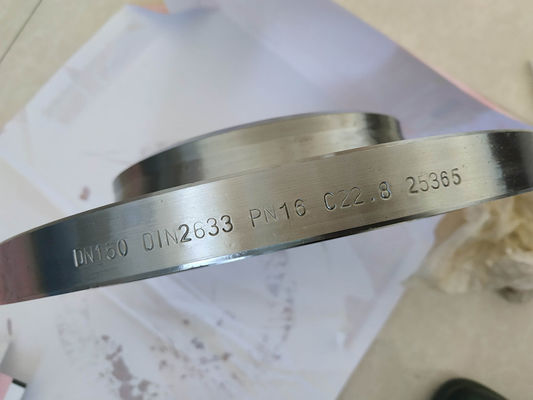 Stahl Wnrf Pn25 Ss316 galvanisierter Standard der Rohr-Flansch-gelber Malerei-Bs4504